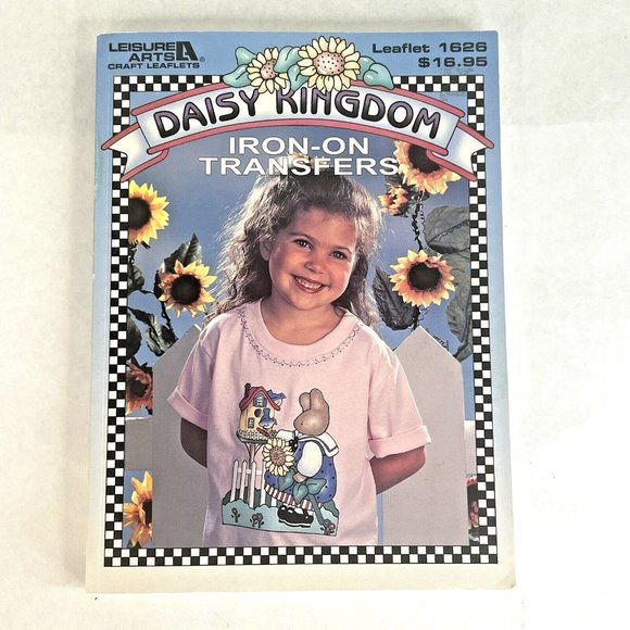 Other - 1995 Leisure Arts Daisy Kingdom Iron On Transfers Book Patterns Crafts Applique